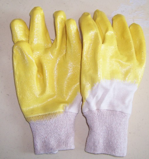 interlock nitrile glove