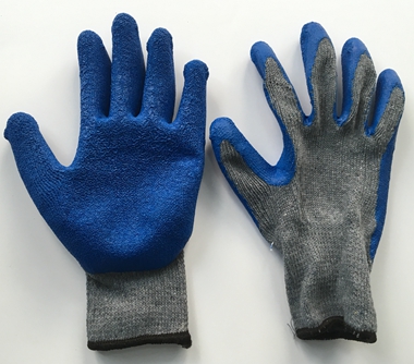 Latex coating gloves
